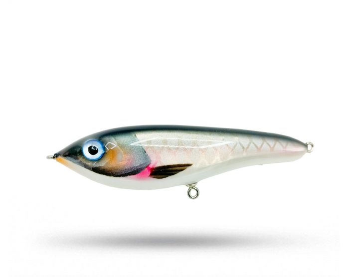 Jenzza Lures Hasslö Original Jr - Glitter Roach i gruppen Fiskedrag / Jerkbaits hos Örebro Fiske & Outdoor AB (Hasslo Jr - Glitter Roach)